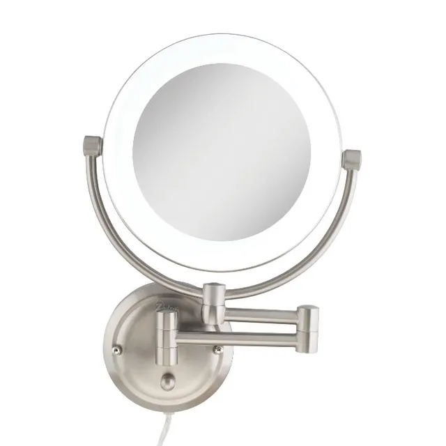 zadro-espejo-de-maquillaje-iluminado-con-aumento-de-pared-con-brazo-extensible-d image 1