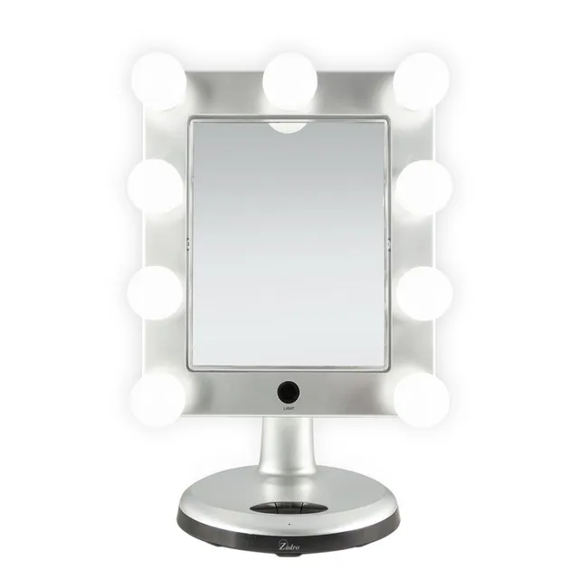 zadro-melrose-espejo-de-maquillaje-iluminado-con-aumento-y-altavoz-bluetooth image 1