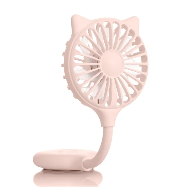 zadro-ventilador-de-belleza-manos-libres-con-orejas-de-gato-plegable-con-ventosa image 1