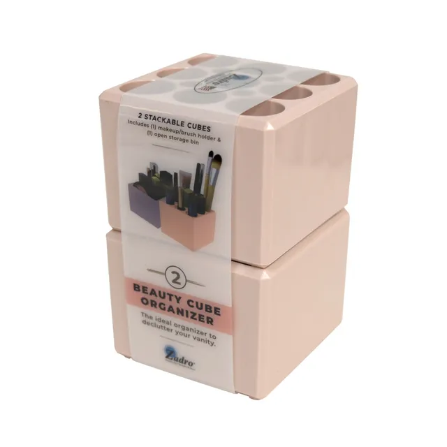 zadro-acrylic-beauty-organizers-pack-2-organizadores-apilables-de-metacrilato-de image 1