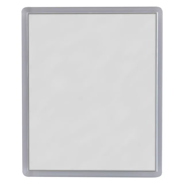 zadro-espejo-de-ducha-antivaho-con-aumento-2x-y-ventosa-rectangular image 1