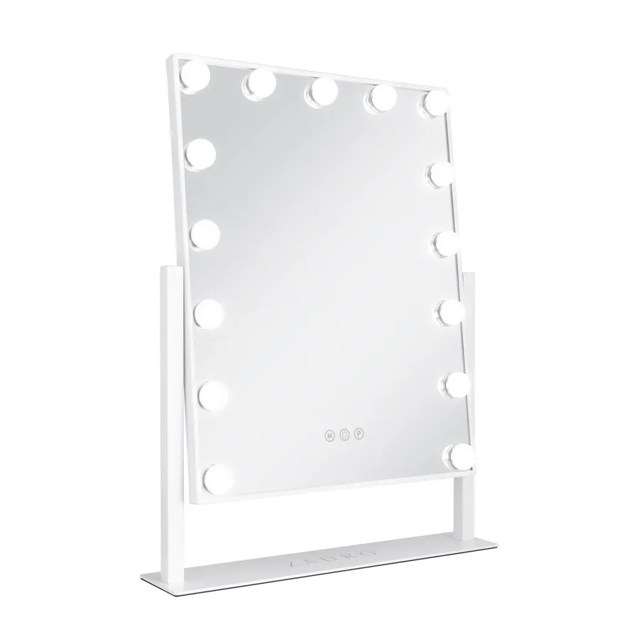 zadro-15-led-hollywood-espejo-de-maquillaje-vertical-estilo-hollywood-con-15-bom image 1
