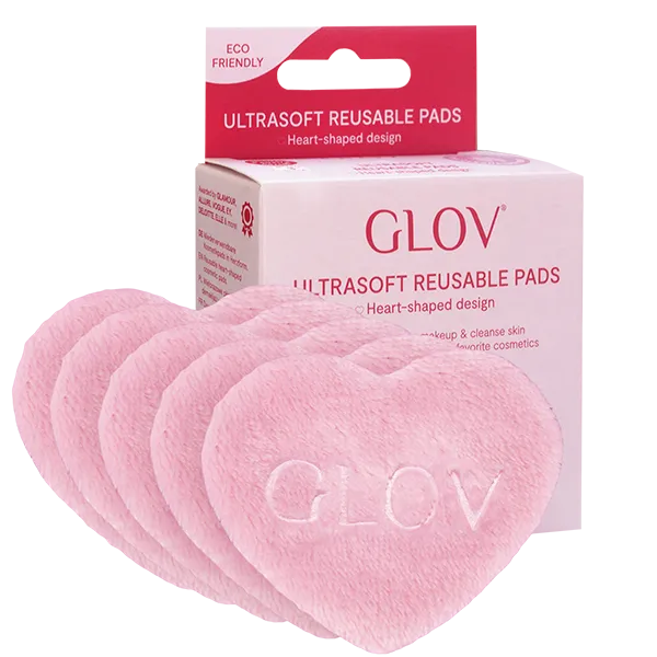 glov-heart-pads-discos-desmaquillantes-reutilizables-en-forma-de-coraz-n-pack-de image 1