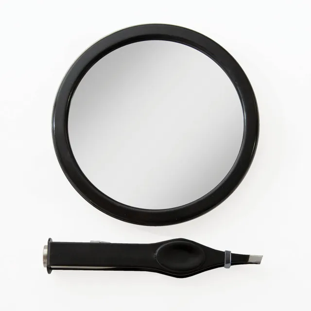 zadro-compact-mirror-con-pinzas-iluminadas-led-y-aumento-12x-espejo-compacto-de- image 1
