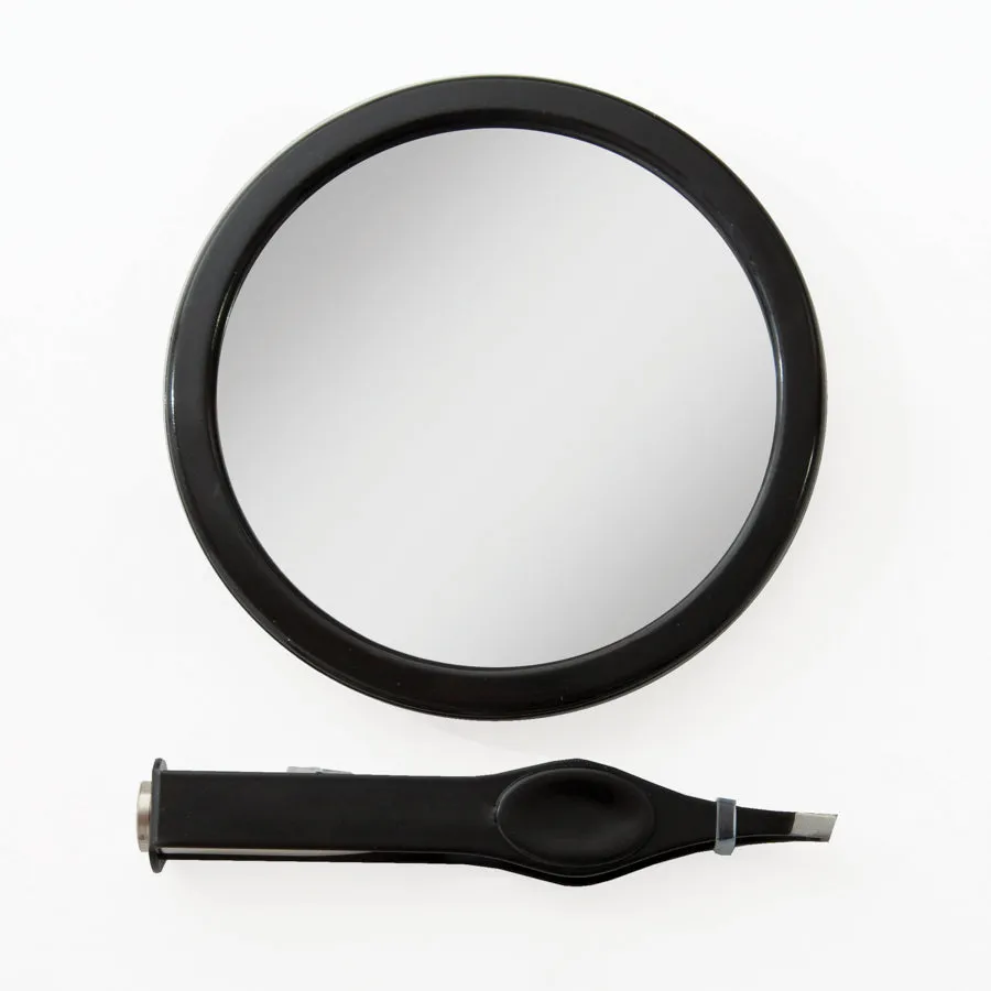 zadro-compact-mirror-con-pinzas-iluminadas-led-y-aumento-12x-espejo-compacto-de- image 1