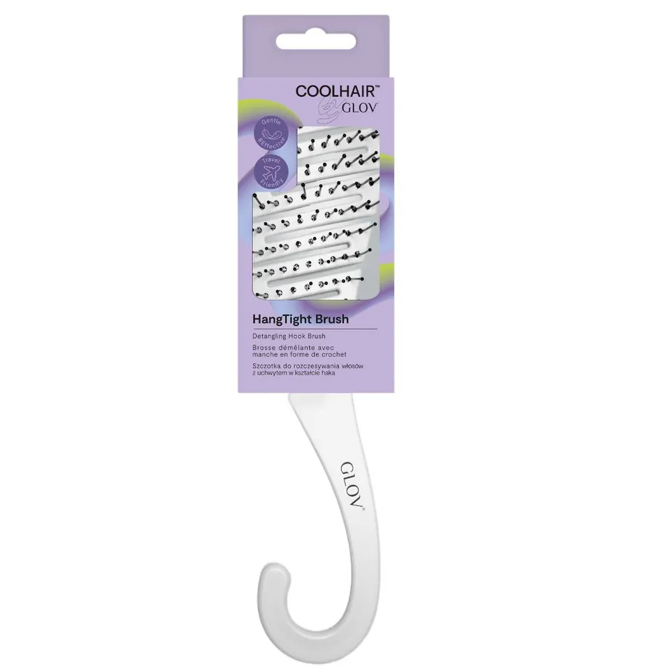 glov-hang-tight-cepillo-desenredante-con-asa-de-gancho image 1