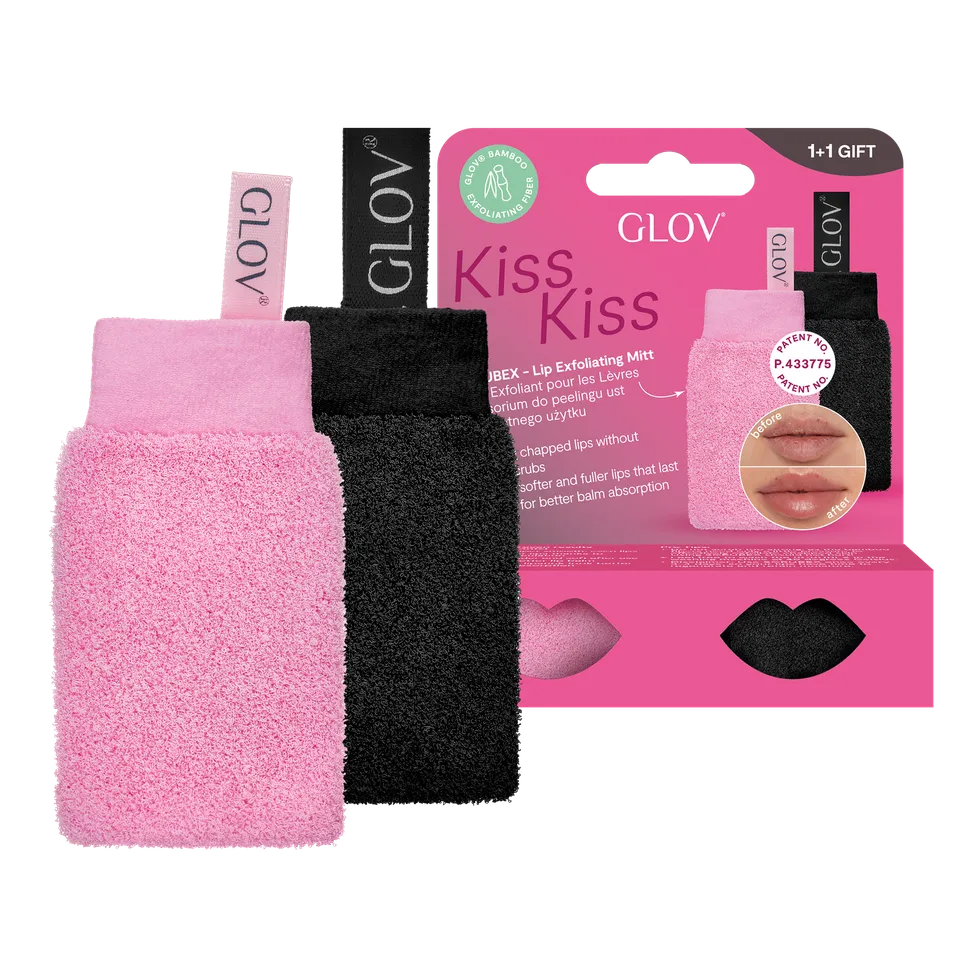 glov-kiss-kiss-set-exfoliante-labial-scrubex-de-bamb-labios-suaves-solo-con-agua image 1