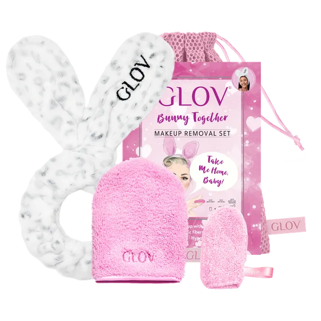 glov-bunny-together-set-de-cuidado-facial-guante-desmaquillante-on-the-go-mini-g image 1