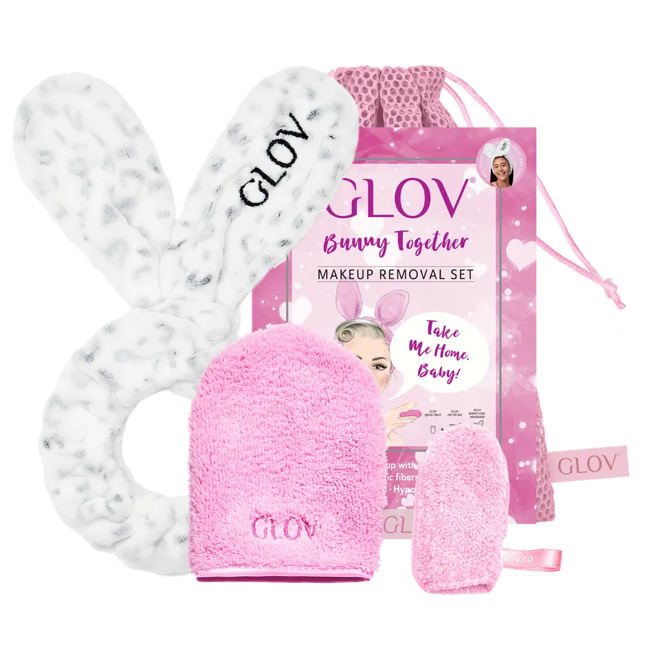 glov-bunny-together-set-de-cuidado-facial-guante-desmaquillante-on-the-go-mini-g image 1