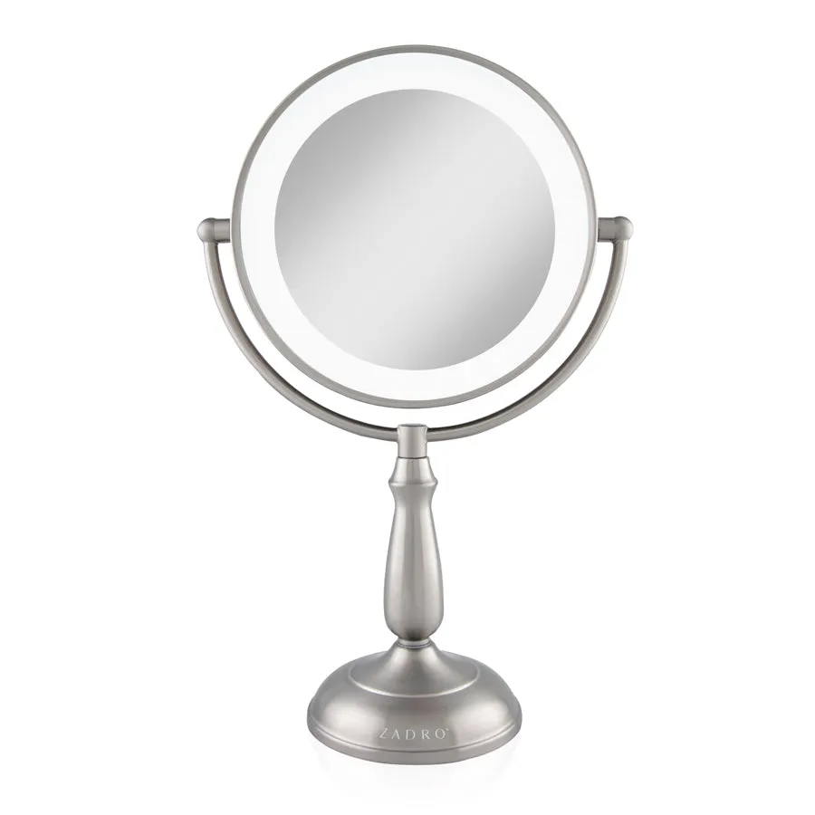 zadro-espejo-de-maquillaje-iluminado-con-aumento-led-y-base-t-ctil-regulable-dob image 1