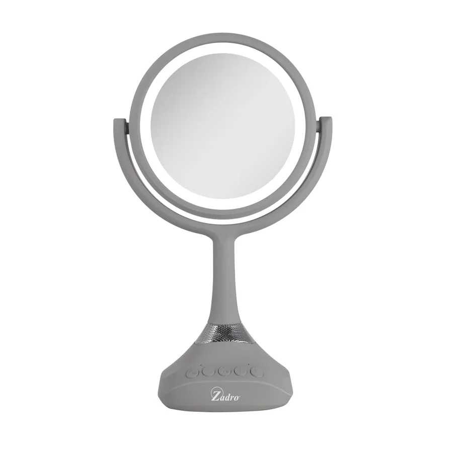 zadro-espejo-de-maquillaje-iluminado-con-aumento-1x-5x-bluetooth-y-usb-doble-car image 1