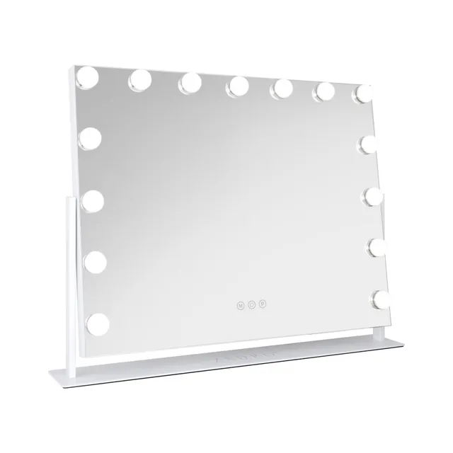 zadro-espejo-de-maquillaje-hollywood-con-15-bombillas-led-25-x-20-1x-aumento-luz image 1
