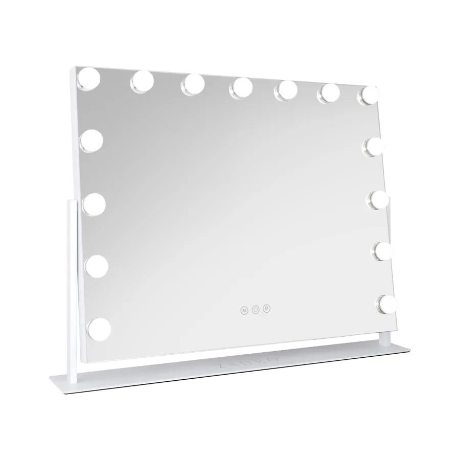 zadro-espejo-de-maquillaje-hollywood-con-15-bombillas-led-25-x-20-1x-aumento-luz image 1