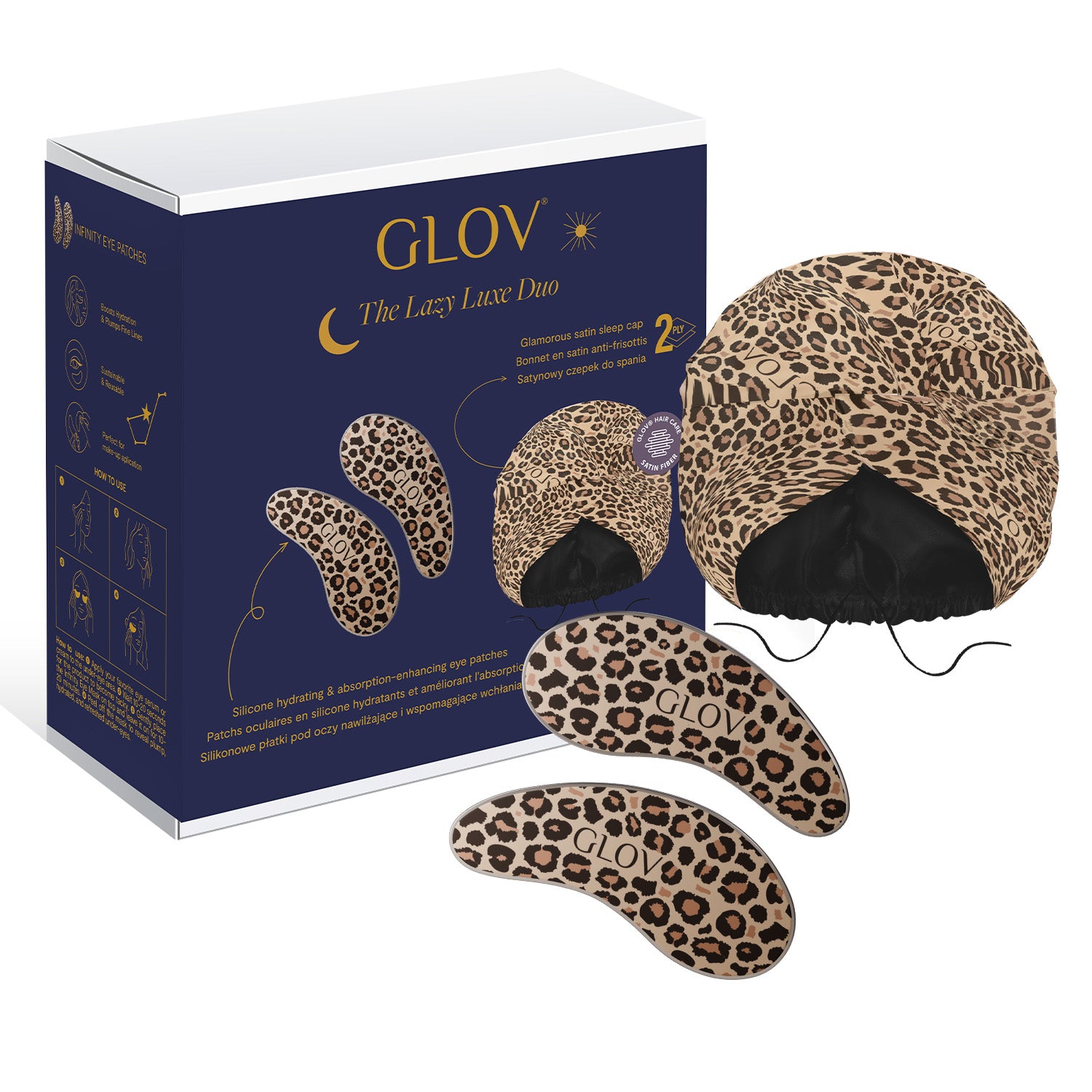 glov-the-lazy-luxe-duo-set-de-lujo-con-gorro-de-sat-n-y-parches-oculares-reutili image 1