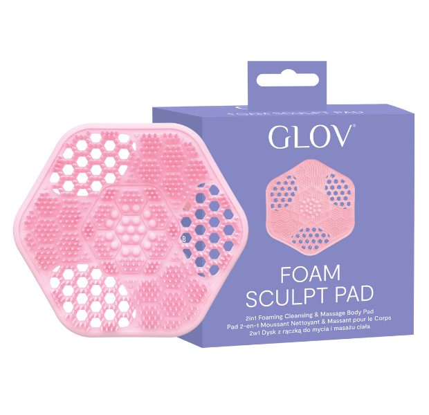 glov-foam-sculpt-pad-disco-2-en-1-con-r-stica-para-limpieza-y-masaje-corporal image 1