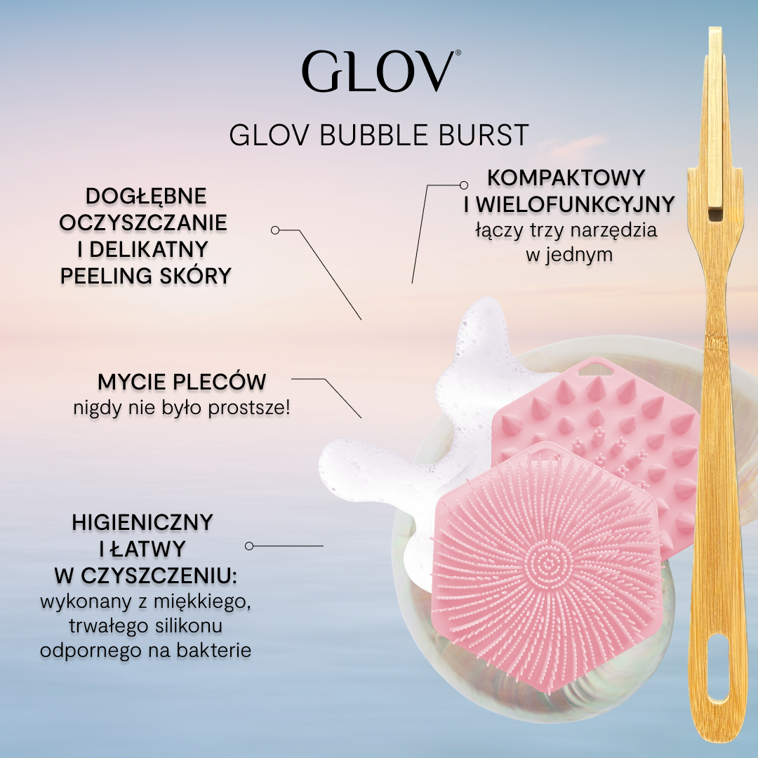 glov-bubble-burst-esponja-3-en-1-de-silicona-para-cuerpo-cuero-cabelludo-y-espal image 3