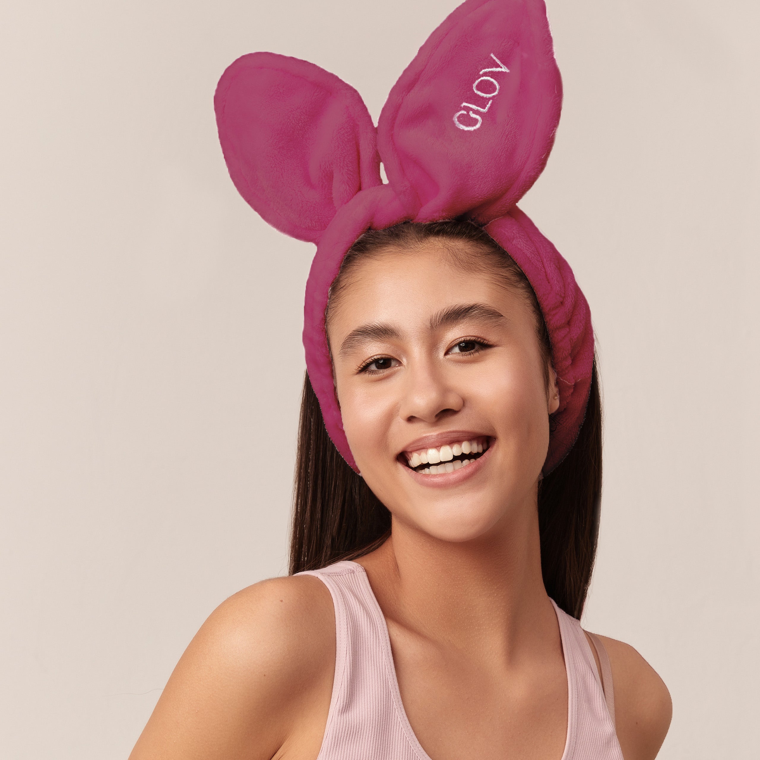 glov-bunny-ears-diadema-y-banda-de-pelo-2-en-1-sujeci-n-de-cabello-durante-skinc image 3