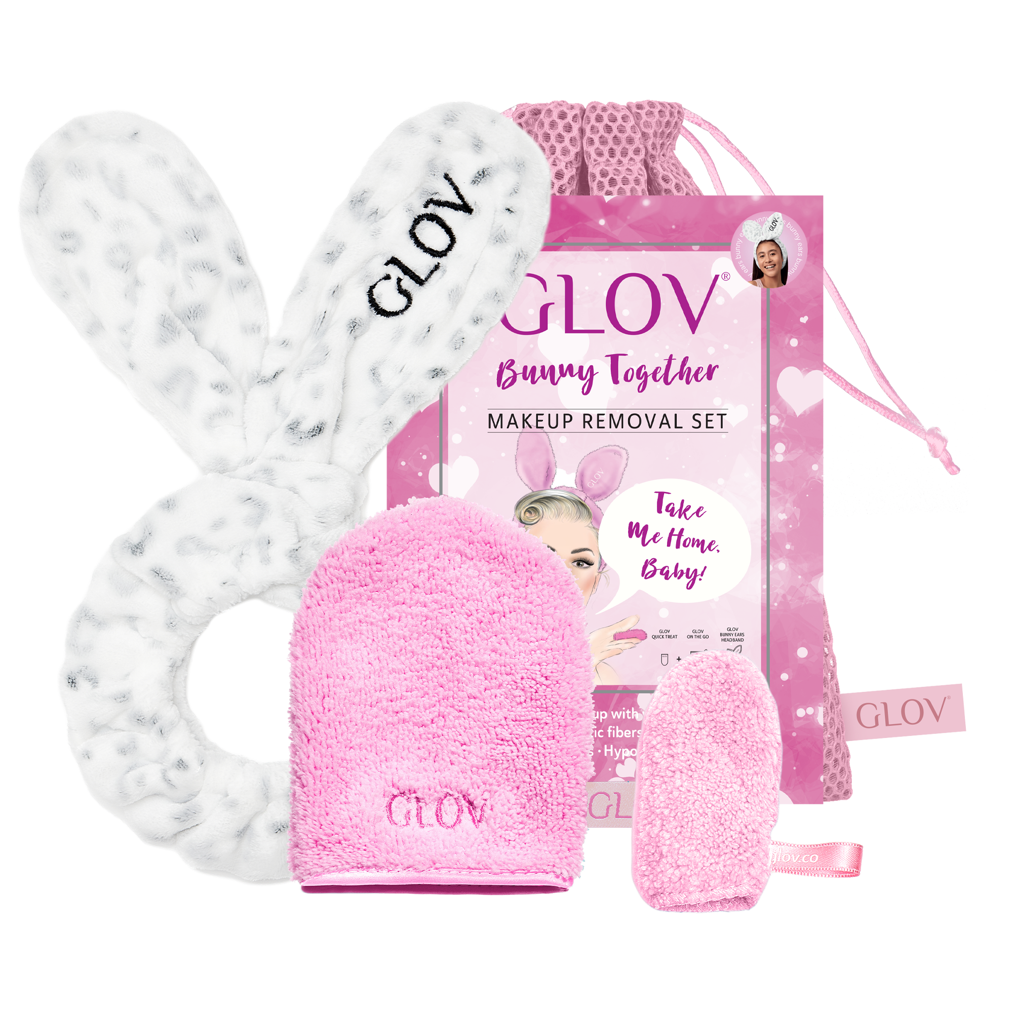 glov-bunny-together-set-de-cuidado-facial-guante-desmaquillante-on-the-go-mini-g image 1