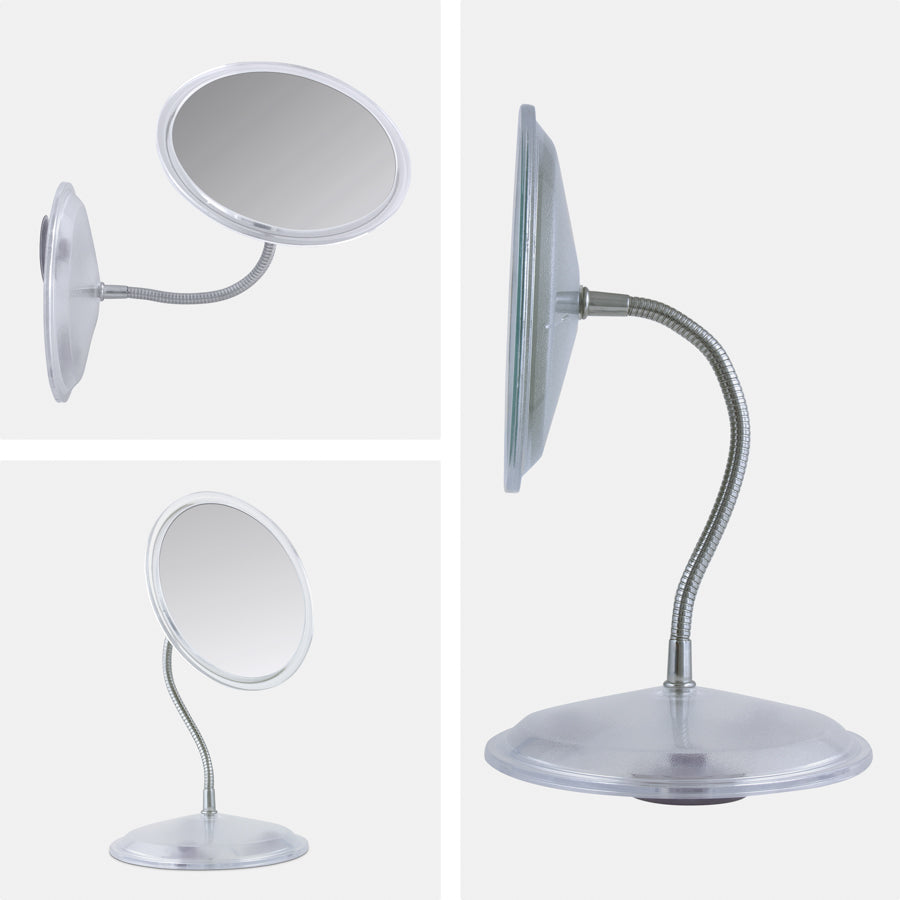 zadro-gooseneck-espejo-de-maquillaje-con-aumento-7x-cuello-flexible-de-acero-y-b image 7