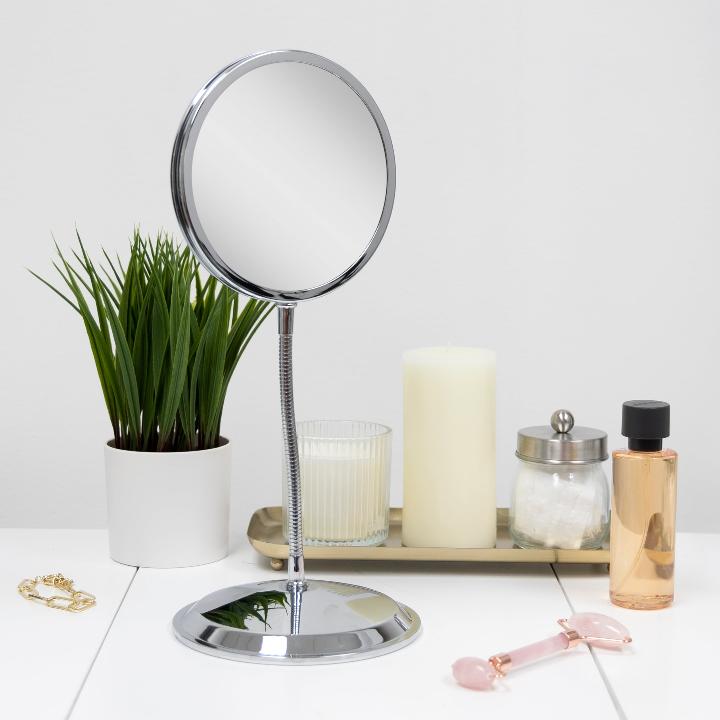 zadro-triple-vision-espejo-de-maquillaje-con-triple-cuello-de-cisne-aumento-y-so image 4