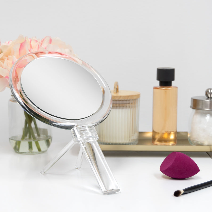 zadro-handheld-makeup-mirror-espejo-de-mano-de-doble-cara-5x-7x-1x-con-soporte-d image 5