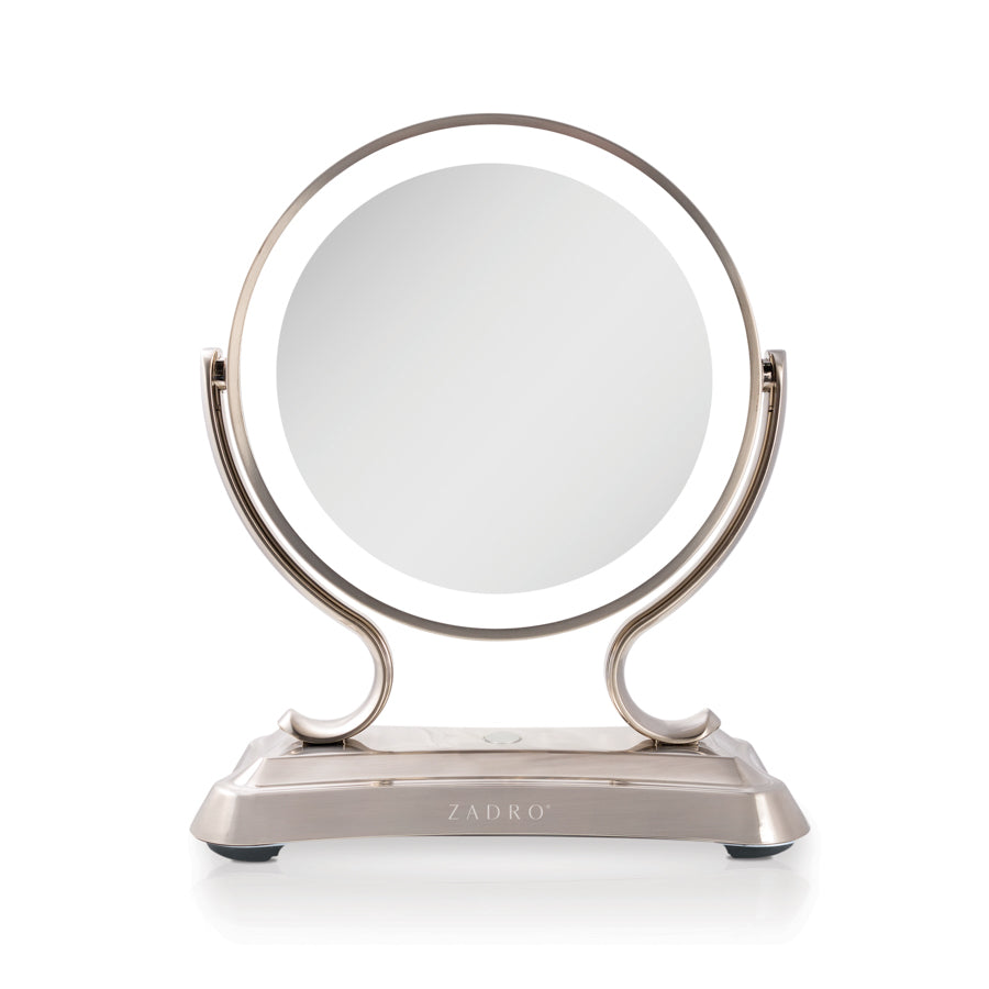 zadro-glamour-espejo-de-maquillaje-iluminado-led-con-aumento-5x-1x-y-rotaci-n-36 image 1