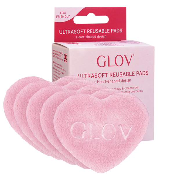 glov-heart-pads-discos-desmaquillantes-reutilizables-en-forma-de-coraz-n-pack-de image 1