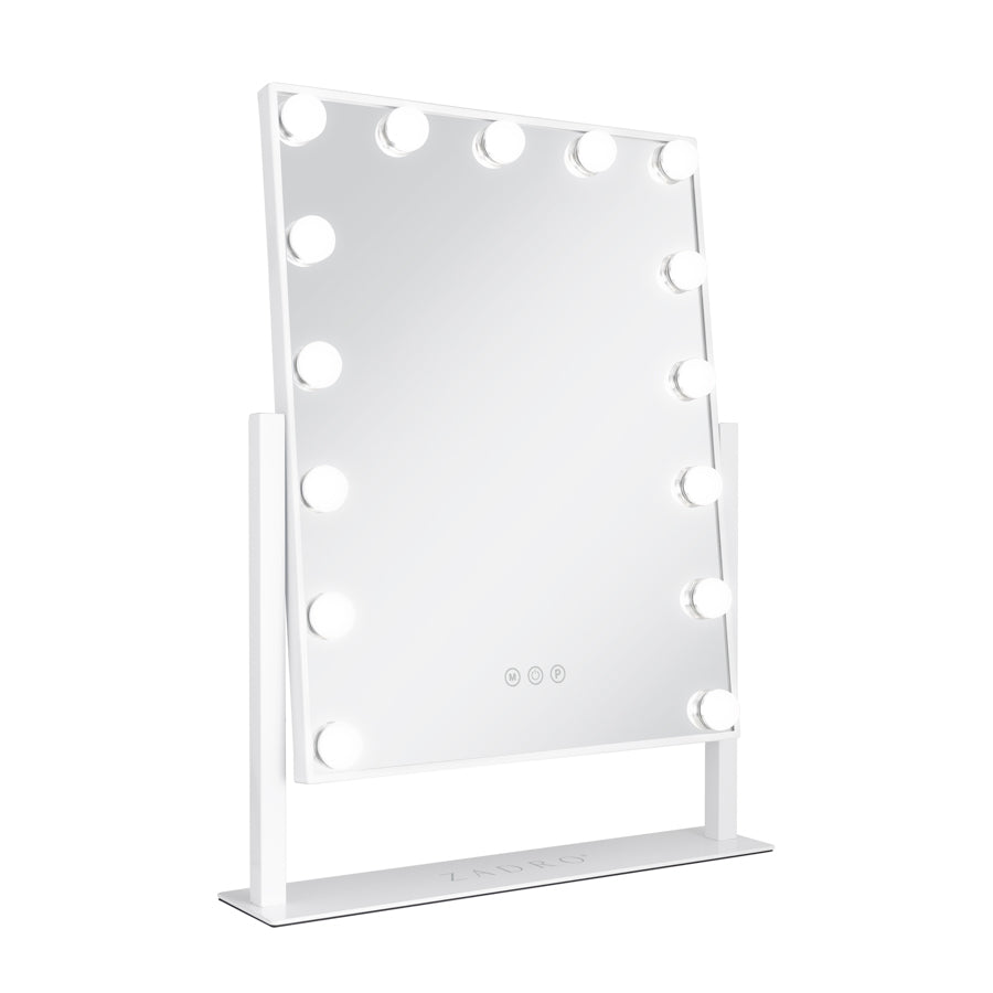zadro-15-led-hollywood-espejo-de-maquillaje-vertical-estilo-hollywood-con-15-bom image 1