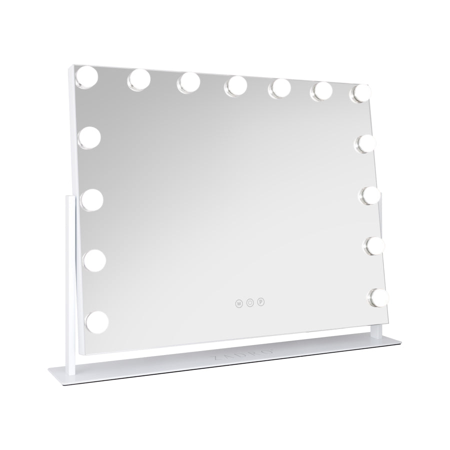 zadro-espejo-de-maquillaje-hollywood-con-15-bombillas-led-25-x-20-1x-aumento-luz image 1