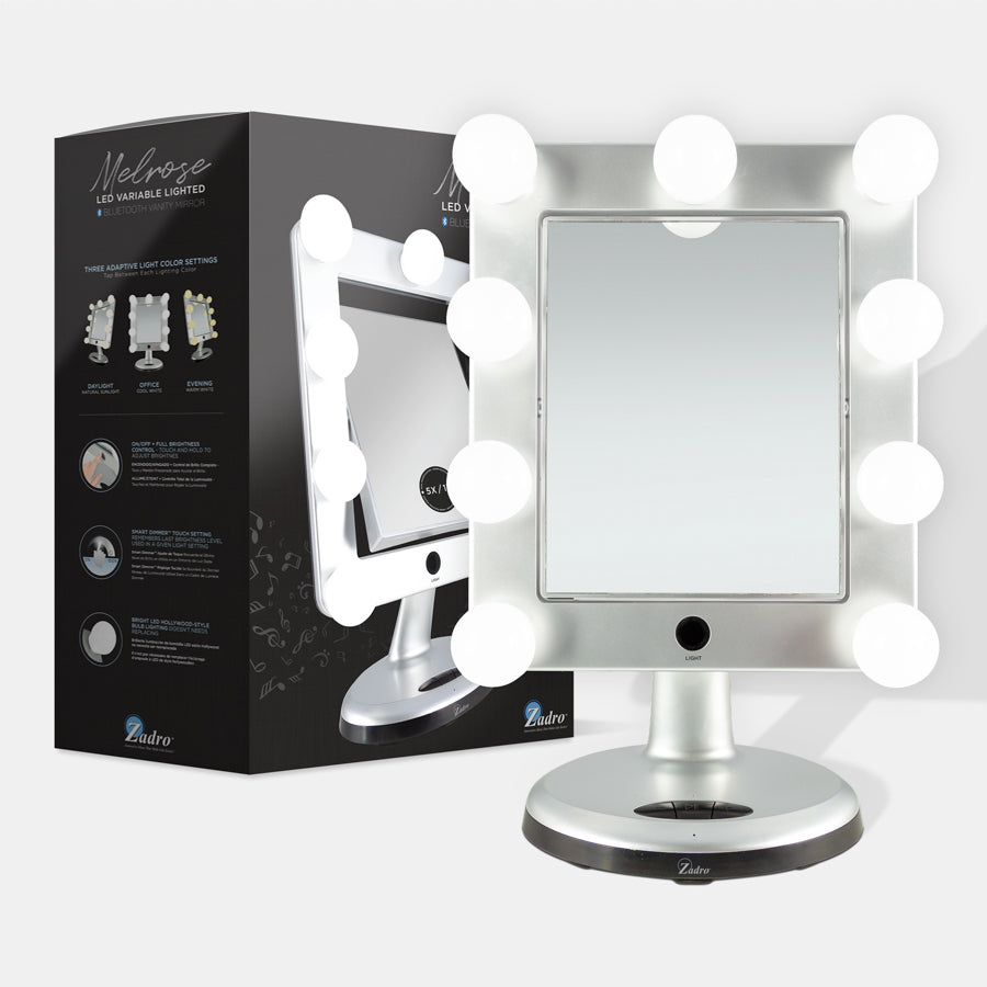 zadro-melrose-espejo-de-maquillaje-iluminado-con-aumento-y-altavoz-bluetooth image 7