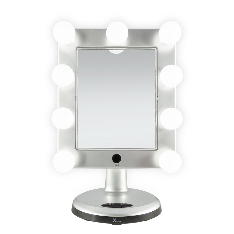 zadro-melrose-espejo-de-maquillaje-iluminado-con-aumento-y-altavoz-bluetooth image 1