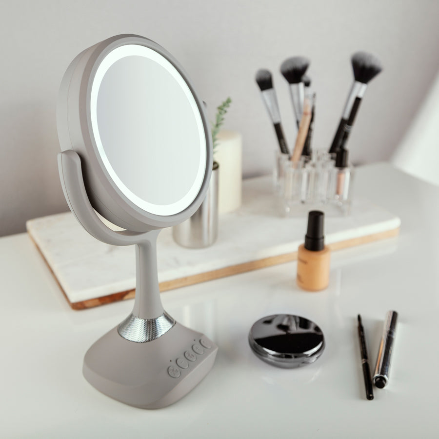 zadro-espejo-de-maquillaje-iluminado-con-aumento-1x-5x-bluetooth-y-usb-doble-car image 4