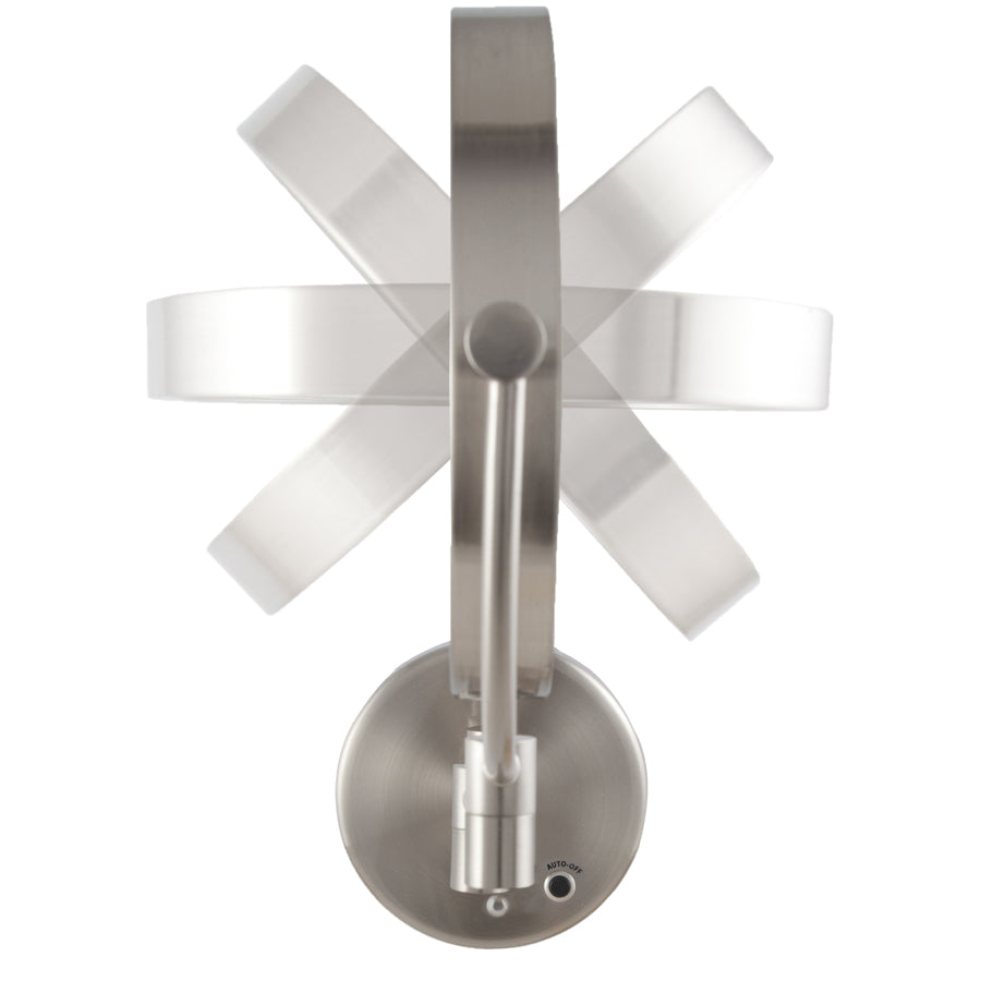 zadro-espejo-de-maquillaje-iluminado-de-pared-con-aumento-5x-10x-brazo-articulad image 8