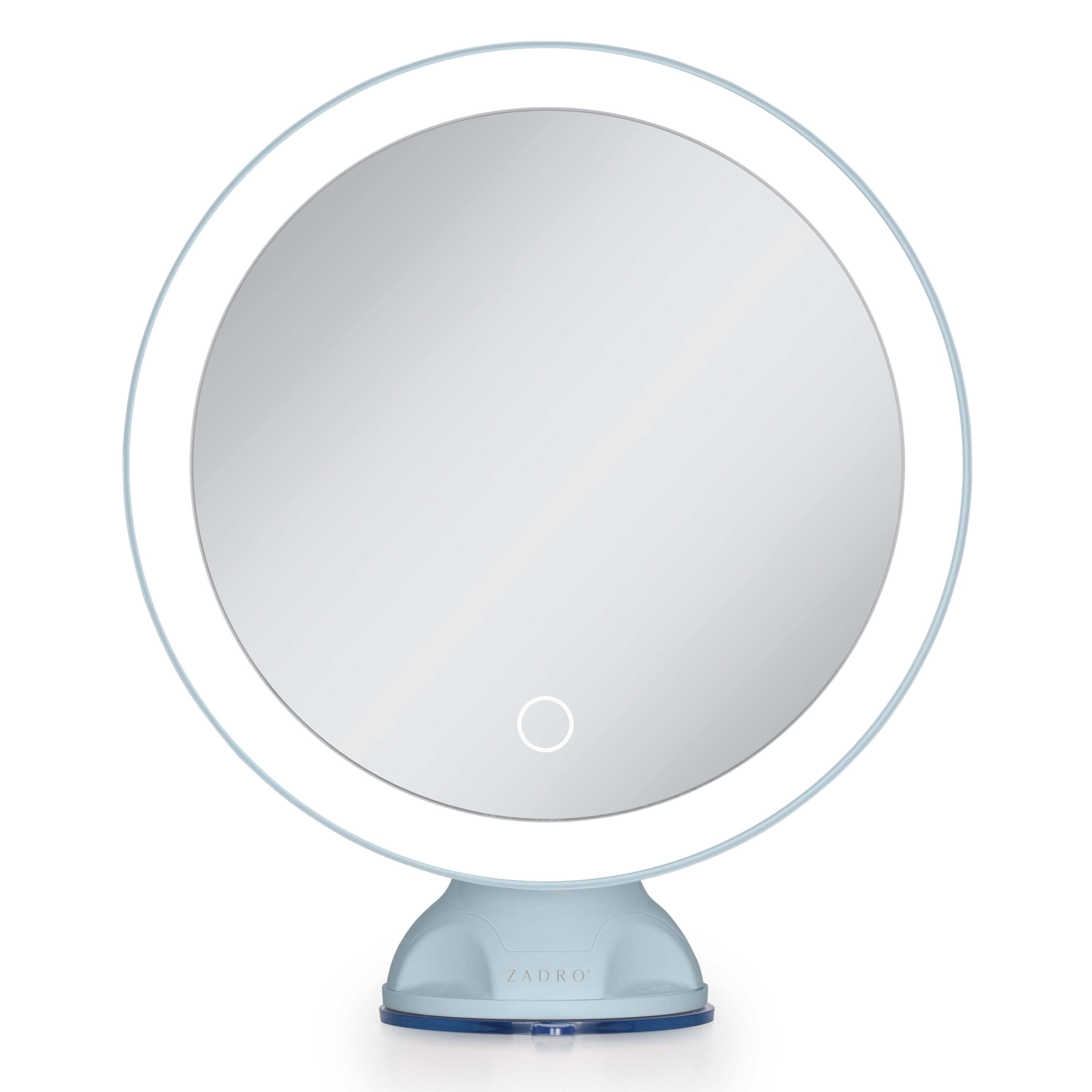zadro-espejo-de-maquillaje-iluminado-led-de-pared-con-ventosa-y-aumento-10x-con- image 1