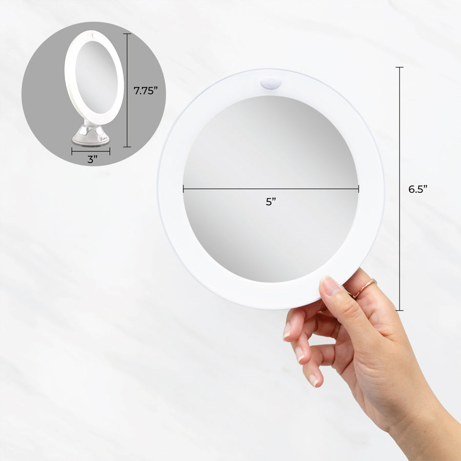 zadro-lighted-wall-mounted-makeup-mirror-espejo-de-pared-led-con-ventosa-aumento image 3