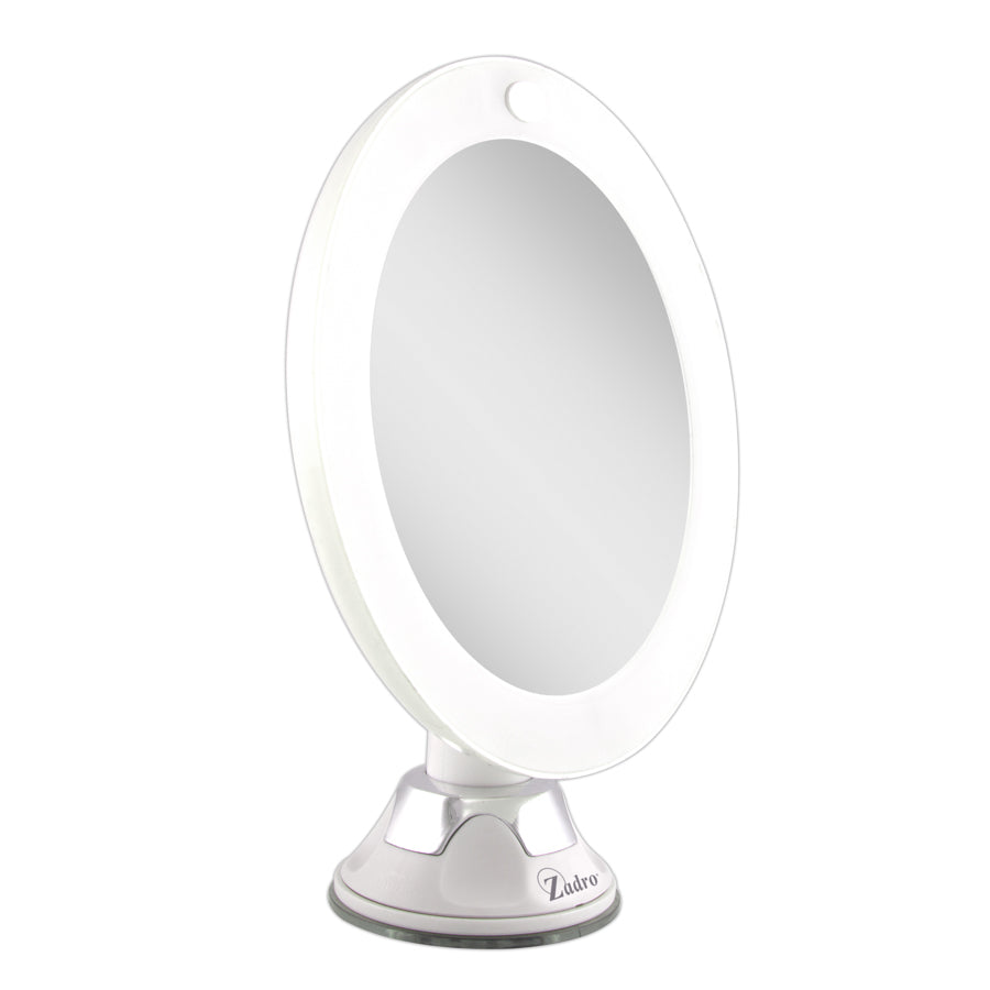 zadro-lighted-wall-mounted-makeup-mirror-espejo-de-pared-led-con-ventosa-aumento image 1