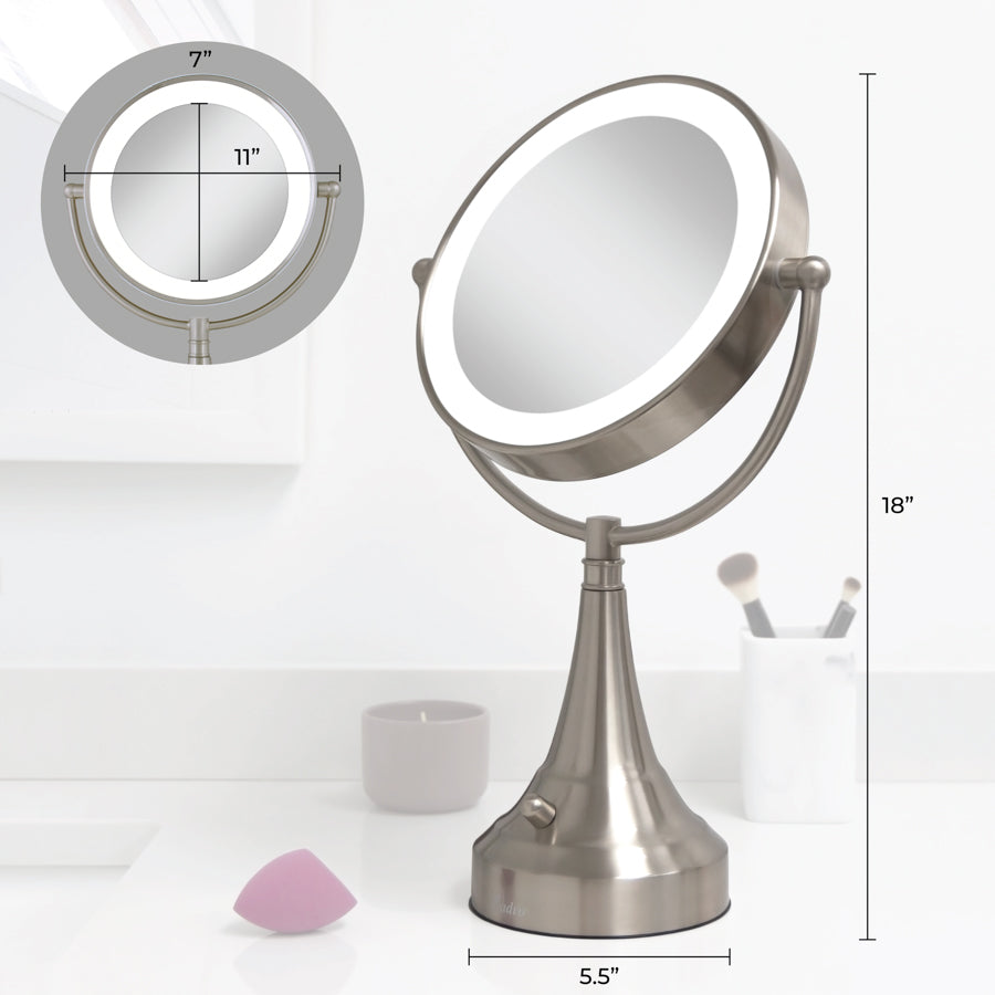 zadro-espejo-de-maquillaje-iluminado-led-inal-mbrico-con-aumento-10x-1x-acabado- image 3