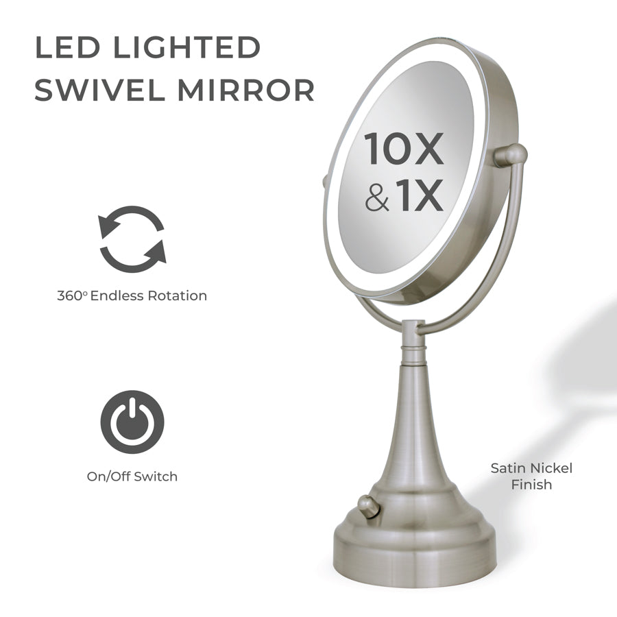 zadro-espejo-de-maquillaje-iluminado-led-inal-mbrico-con-aumento-10x-1x-acabado- image 2
