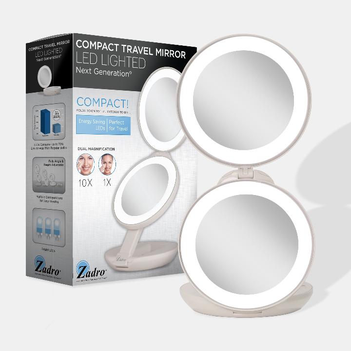 zadro-espejo-de-viaje-plegable-iluminado-led-con-aumento-10x-1x image 7