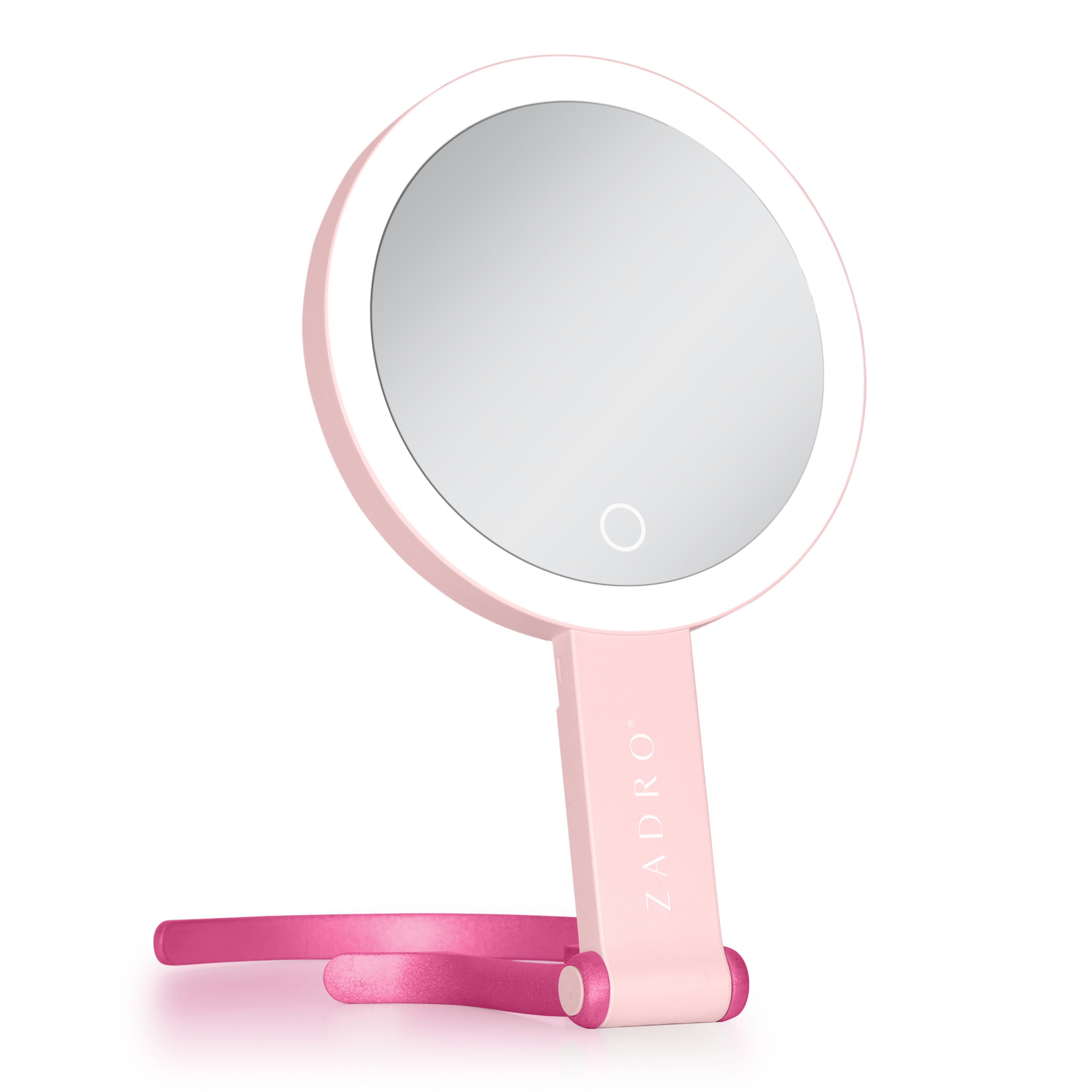 zadro-led-lighted-travel-ready-espejo-de-mano-recargable-con-aumento-10x-y-sopor image 3