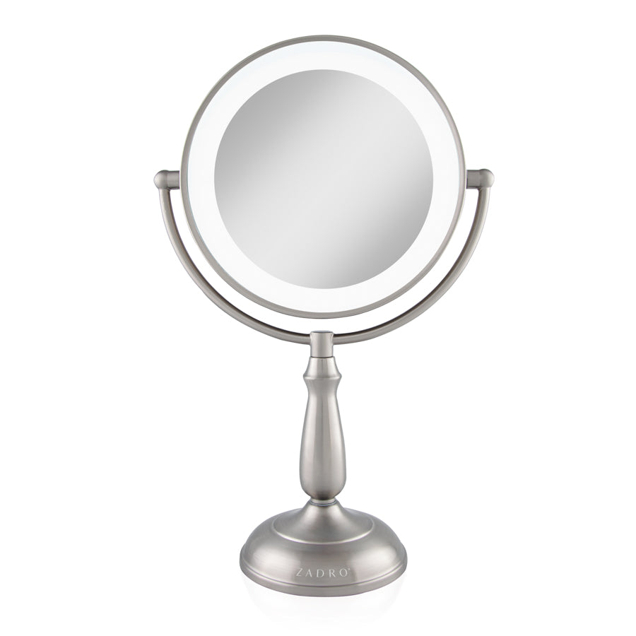 zadro-espejo-de-maquillaje-iluminado-con-aumento-led-y-base-t-ctil-regulable-dob image 1