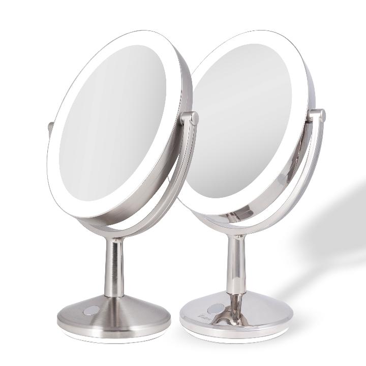 zadro-huntington-lighted-makeup-mirror-espejo-de-maquillaje-led-recargable-5x-1x image 8