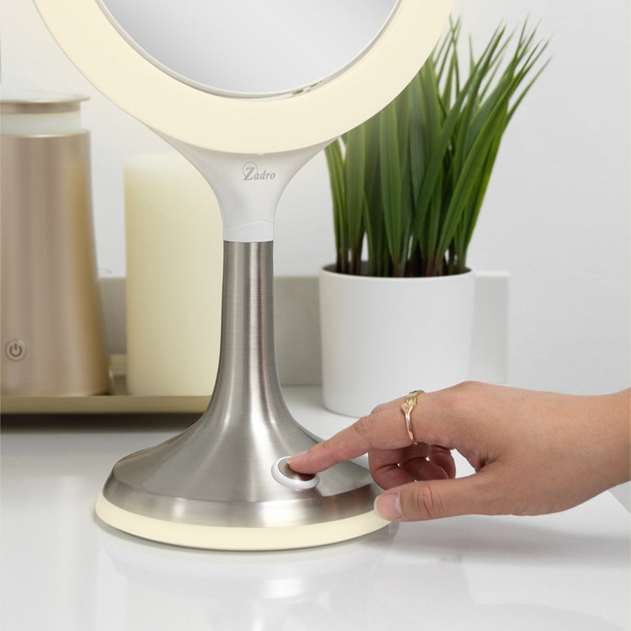 zadro-mood-therapy-espejo-de-maquillaje-iluminado-led-con-aumento-8x-1x image 8