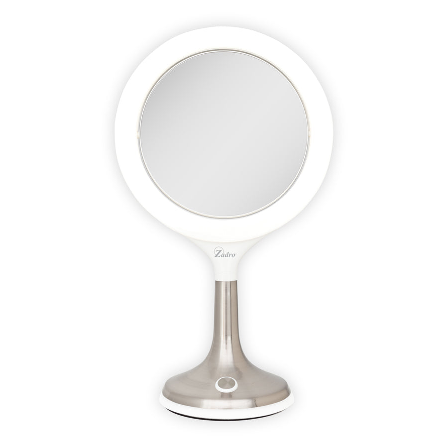 zadro-solana-espejo-de-maquillaje-iluminado-con-aumento-8x-1x-aro-led-regulable- image 1