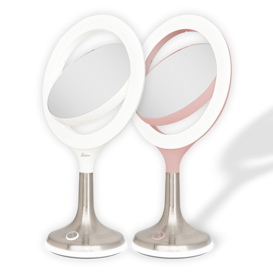 zadro-solana-espejo-de-maquillaje-iluminado-con-aumento-8x-1x-aro-led-regulable- image 4