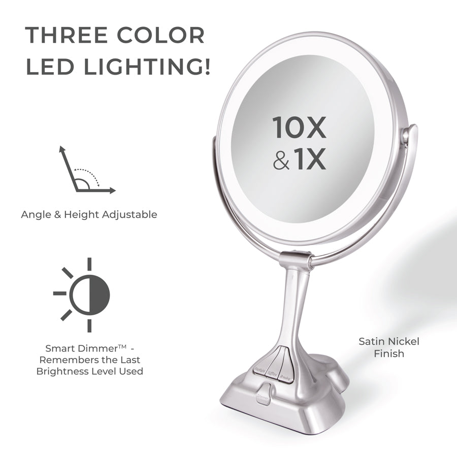 zadro-espejo-de-maquillaje-iluminado-con-aumento-10x-1x-y-smart-dimmer-t-ctil image 2