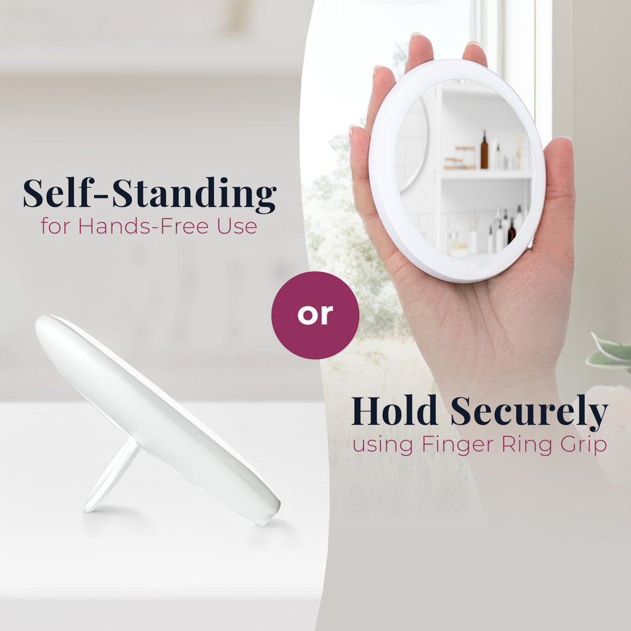 zadro-espejo-compacto-led-recargable-con-aumento-3x-y-funda-incluida image 8