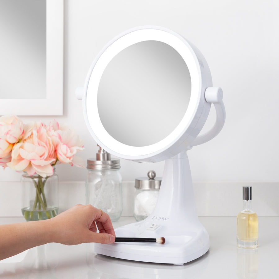 zadro-eleganze-espejo-de-maquillaje-iluminado-con-aumento-10x-1x-y-giro-270 image 7