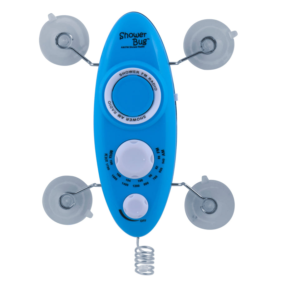 zadro-shower-bug-2-0-radio-de-ducha-am-fm-impermeable-con-ventosas-y-sintonizado image 7