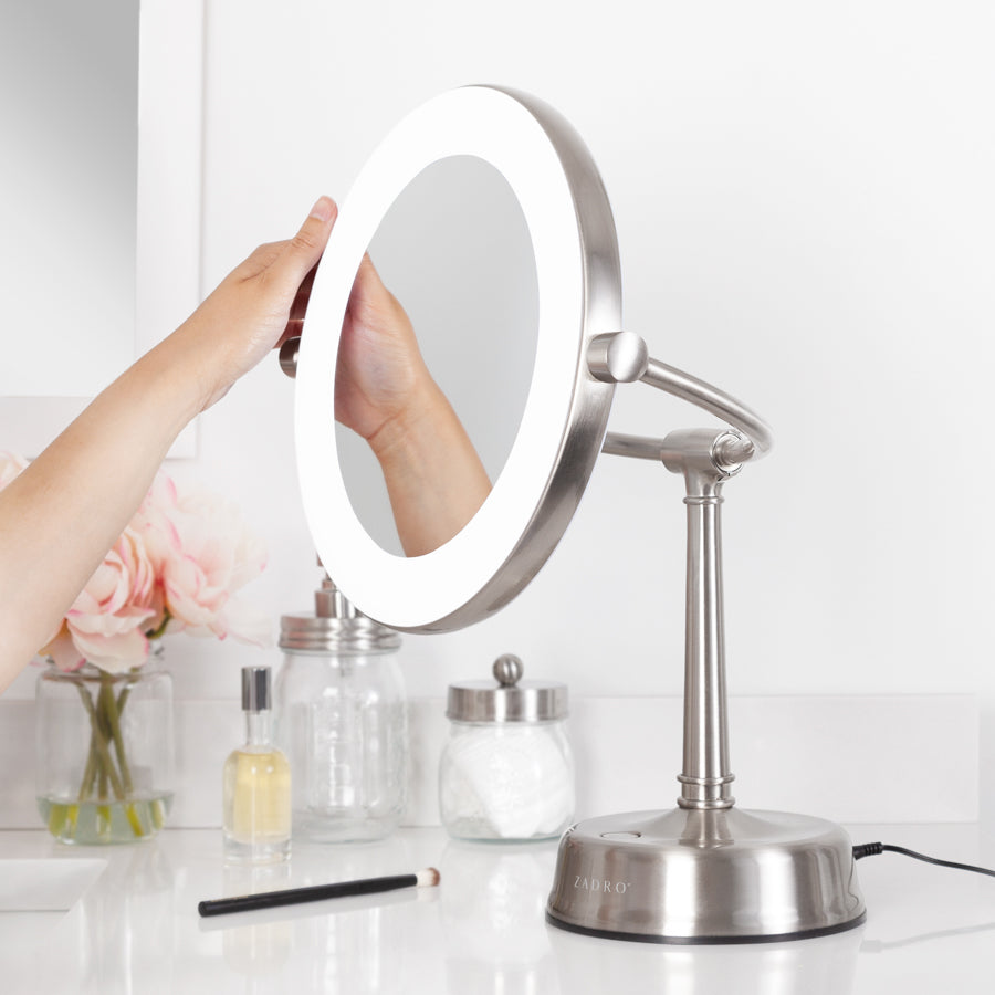 zadro-lexington-espejo-de-maquillaje-iluminado-led-con-aumento-1x-10x-y-atenuado image 5